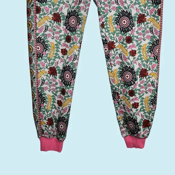Alice + Olivia Floral Slim Jogger Pants Size Small Drawstring Elastic Waist - Picture 5 of 9